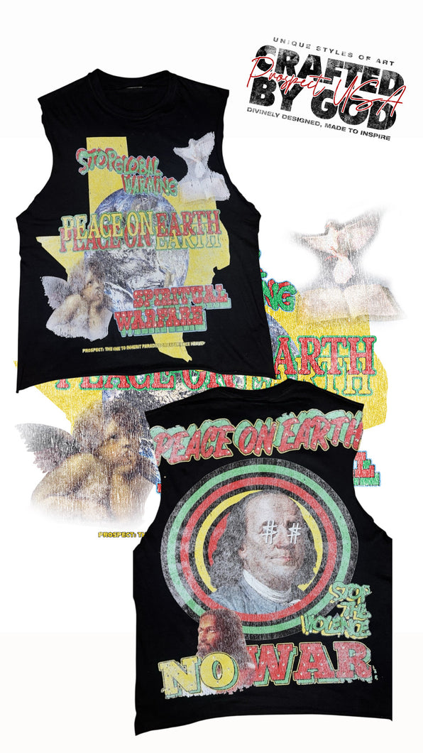 “Peace On Earth – Spiritual Warfare Tee” (Crafted by God Collection)
